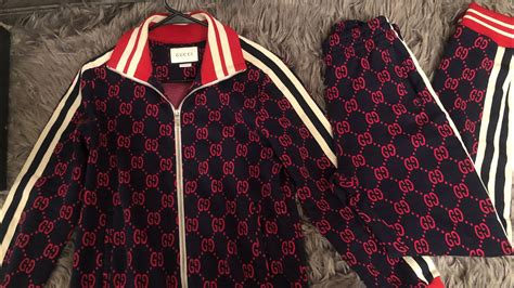 gucci tracksuit real vs fake|gucci tracksuit vs counterfeit.